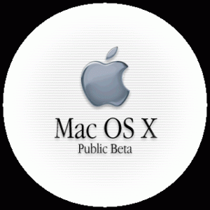 OS X public beta CD